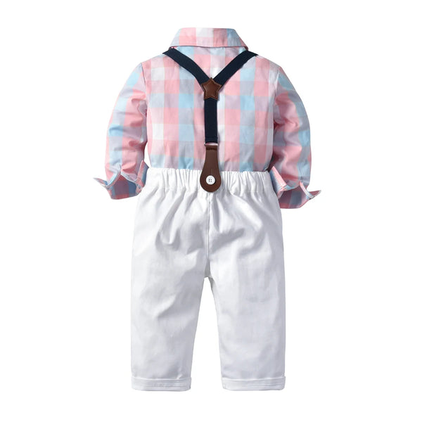 Boy Gentleman Clothes Casual Set