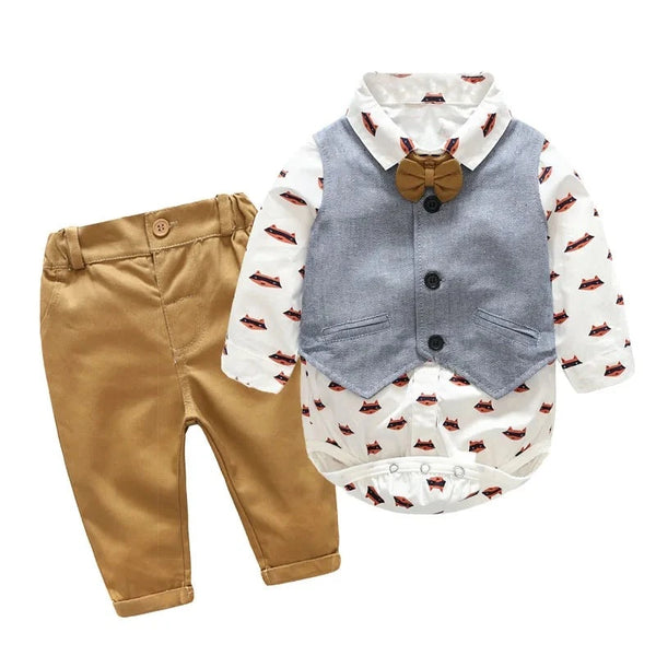 Kids Boy Gentleman Clothing Set Children Birthday Costume