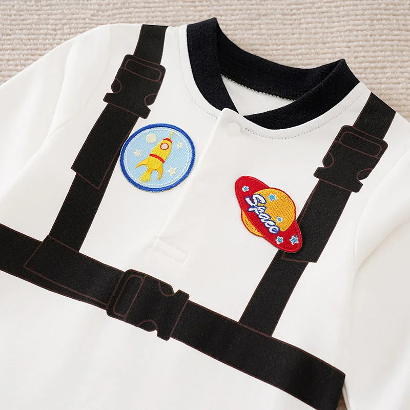 Cute Astronaut Cotton Bodysuit