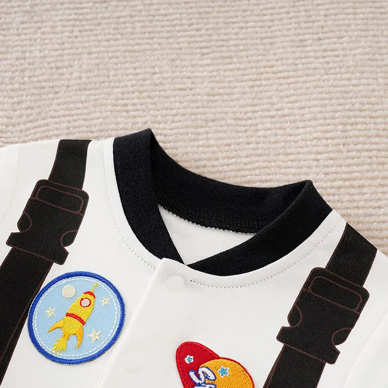 Cute Astronaut Cotton Bodysuit