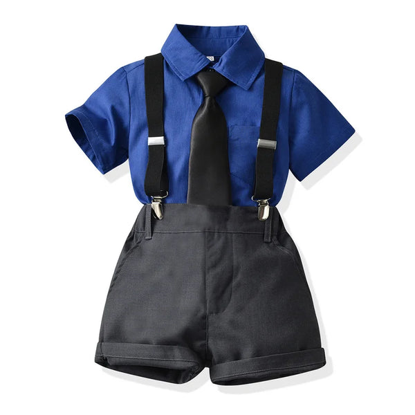 Summer Kids Boys Gentleman Clothing Sets